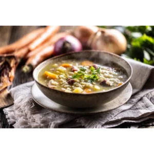 Homemade Chicken, Leek & Barley Soup 1L