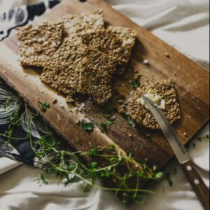 Cajun Spiced Seed Crackers 120g