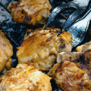 Langvlei Farm Pastured Non GMO Chicken Thighs per kg (4 units per pack)