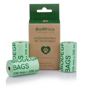 BioAfrica Biodegradable Pet Poop Bags (3's)