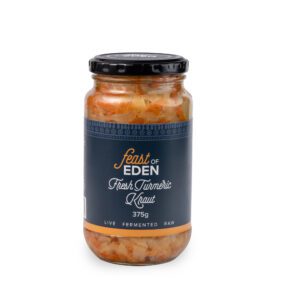 Feast of Eden Fresh Turmeric Sauerkraut 375g